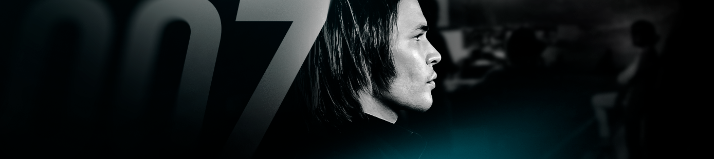 Imagem do Thiago Finch com escrito 007